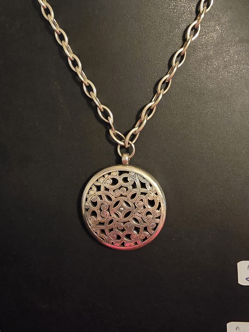 Brighton Serendipity Silver Tone Pendant Necklace